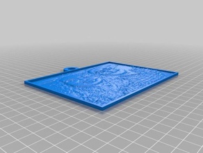 meine angepasste lithopane 2d-Kunst kundengebundene 3d print model - Mito3D