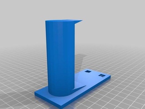 mountable filament holder 3d printer accessories spool 3d print model - Mito3D