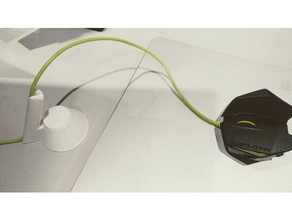 cable del ratón-bungee compacto y ponderado nueva versión más gruesa equipo 3d print model - Mito3D