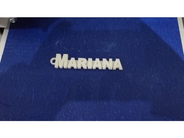 keychain - mariana keychains 3D print model - Mito3D