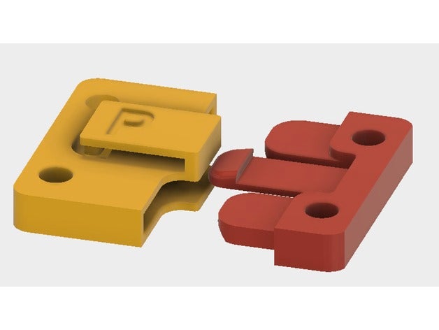 sapato laços clipe esporte & ao ar livre fácil de laço 3D print model - Mito3D