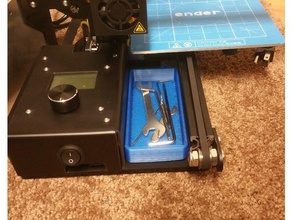 tool tray creality ender 2 3d Drucker Zubehör 3d print model - Mito3D