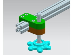 legs printer regulated height 3d parts flsun cube 3d print model - Mito3D