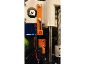 nylon locking nut anet a8 z-stop holder 3d printer parts adjustable z endstop 3d print model - Mito3D
