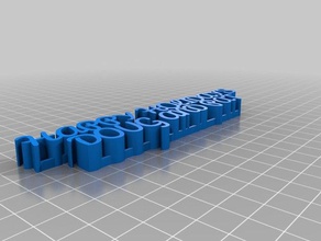 my customized hanging letters decor 3d print model - Mito3D