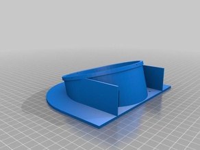 casco cortar metade Impressora 3d de peças 3d print model - Mito3D