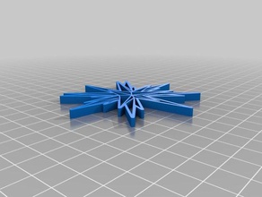 my customized origami moravian star decor 3d print model - Mito3D