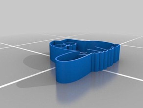 le cookie cutter chat 3d print model - Mito3D