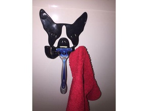 myrtle wash cloth razor holder bathroom 3d print model - Mito3D