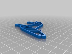 meine angepasste origami Heulende wolf Dekor kundengebundene 3d print model - Mito3D