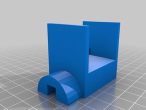 my customized cable holder - hdmi office 3d print model - Mito3D