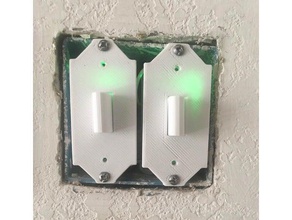 wall sonoff light switch box push button 3d print model - Mito3D
