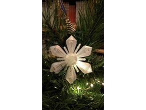 snowflake sculptures christmas 3d print model - Mito3D