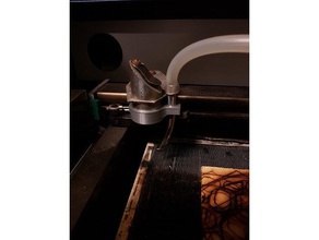 k40 airassist tube inox le bricolage les émissions de co2 laser la fraise 3d print model - Mito3D