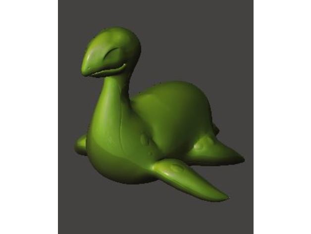 nessie criaturas monstro do lago nes ness 3D print model - Mito3D