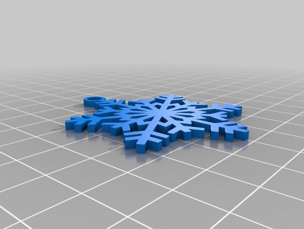 copo nieve decoração adorno navidad floco de neve natal decorações árvore 3D print model - Mito3D