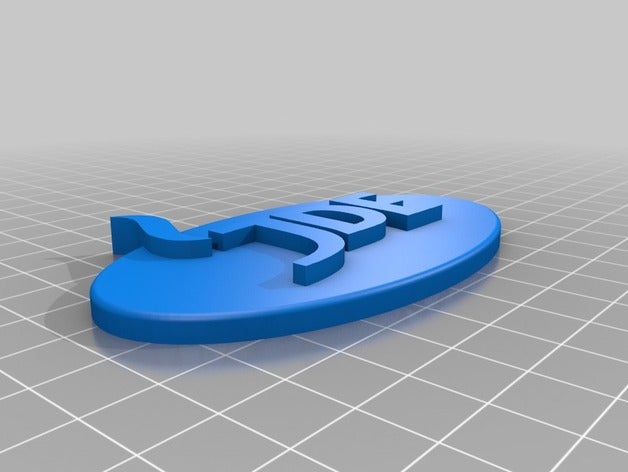 jde logo 3D print model - Mito3D