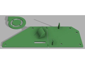 mp seçin 50mm blower fan yan panel guard mini 3d yazıcı parçaları monoprice 3d print model - Mito3D