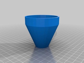 crushed ice funnel kitchen & dining customized 3d print model - Mito3D