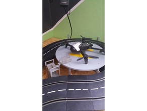 plattform heliporto hobby carrera slot car treppe 3d print model - Mito3D