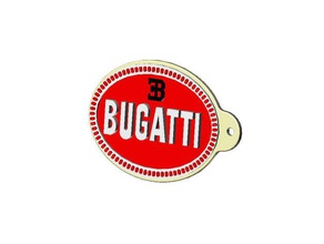 bugatti logo keyring signs & logos 3d print model - Mito3D