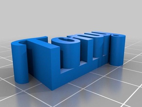 tony - name sculptures customized 3d print model - Mito3D