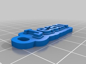jean keychains customized 3d print model - Mito3D