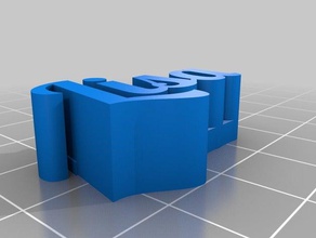 lisa - name sculptures customized 3d print model - Mito3D