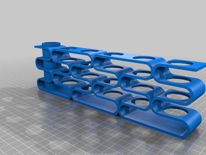 support de tube à essai la biologie 3d print model - Mito3D