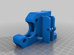 özelleştirilmiş saptırma motor x ekseni - prusa klon yazın 3d yazıcı parçaları mount i3 3d print model - Mito3D