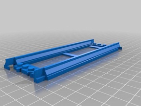 my customized lego city train track compatible v2 construction toys 3d print model - Mito3D
