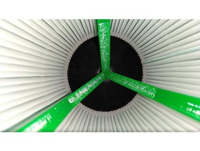 canister-tipo de filtro hepa adaptador universal diy ar limpa limpo sala 3d print model - Mito3D