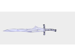 ronon's sword-sga props prop stargate atlantis sword swords 3d print model - Mito3D