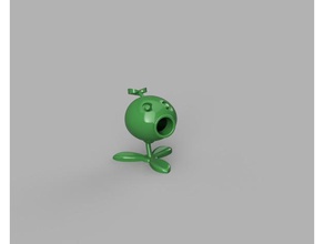 pea shooter erbsenkanone creatures 3d printing character childrens toy plants vs zombies video games 3d print model - Mito3D