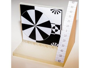 Fokus-Kalibrierung-Diagramm Kamera die Kalibrierung Objektiv Foto Fotografie 3d print model - Mito3D