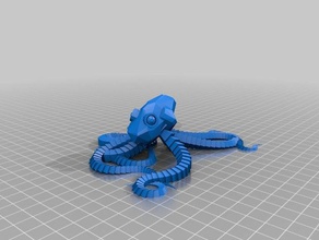 meine angepasste Kunststoff-Riff 2 zufällige octopus-generator Dekor kundengebundene 3d print model - Mito3D