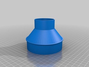 wen pialla polvere adattatore parti su misura 3d print model - Mito3D