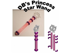 db la princesa estrella de varita juegos y juguetes juguete 3d print model - Mito3D