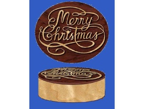 merry christmas - jewelry box quote 3d print model - Mito3D