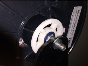makergeeks 52mm spool holder 3d printer accessories parts anet a8 filament 3d print model - Mito3D