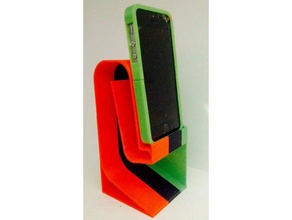 passive speaker - folded horn phone iphone5 mobile lammesky 3d print model - Mito3D