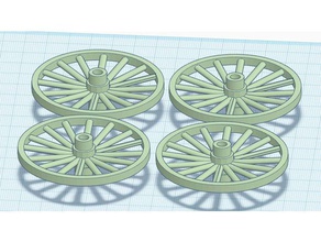 4 nouvelles jantes modèles de transport les roues 3d print model - Mito3D