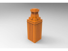 artistic ut tower buildings & structures university texas 3d print model - Mito3D
