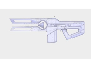 prometheus lente exóticas de rastreamento rifle destino 2 jogos 3d print model - Mito3D