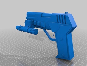 destiny jabberhakke-d sidearm gun video games boom bungie game weapon 3d print model - Mito3D