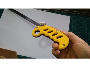 serra tico-tico de lidar diy 123d design ferramenta mão viu 3d print model - Mito3D