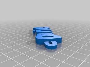 daniele 2 i portachiavi su misura 3d print model - Mito3D