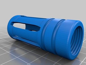 alpha - muzzle toy & game accessories blaster jetblaster longshot nerf nerfgun gun 3d print model - Mito3D
