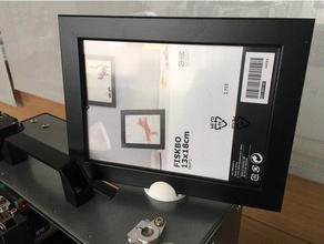ikea photo frame stand fiskbo decor hack picture taiwan 3d print model - Mito3D