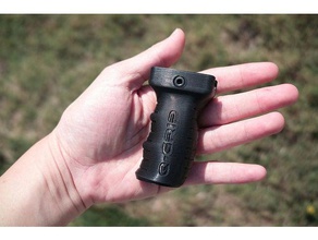 q-grip foregrip small firearms sport & outdoors 3d print model - Mito3D